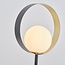 Tischlampe Carlie in Schwarz mit Blattgold