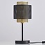 Tischlampe Ava in Schwarz mit Gold
