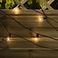 Solar-Lichterkette 10 Meter 20 kleine runde Lämpchen, 3W Solarpanel (IP20 Lampen)
