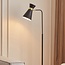 Stehlampe Schwarz mit Gold - Alyssa