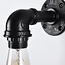 Industrial-Wandlampe Crane in Schwarz mit Gold