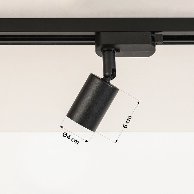 Modernes 1-phasiges Schienensystem 1,5 Meter mit Jax-Strahlern