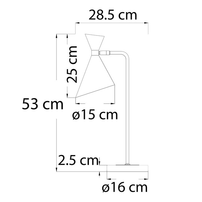 Antike Tischlampe aus Silber und Kupfer - Arizona