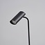Moderne Stehlampe Warren, Mattschwarz mit Gold