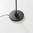 Moderne Stehlampe Warren, Mattschwarz mit Gold