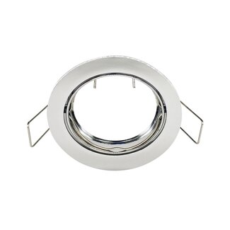 Moderner runder schwenkbarer Einbaustrahler silber - Ash