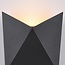 Design-Außenwandlampe Milo - Schwarz mit integrierter LED
