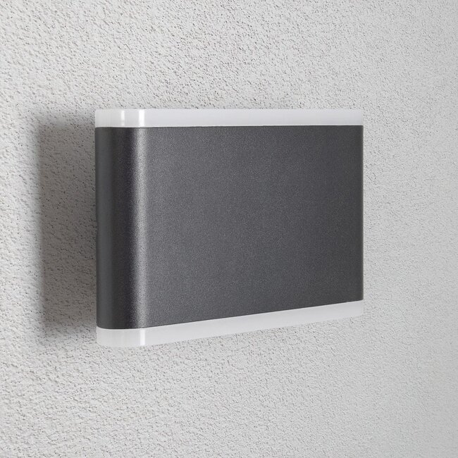 Außenwandlampe Hannover mit integrierten LEDs - Schwarz