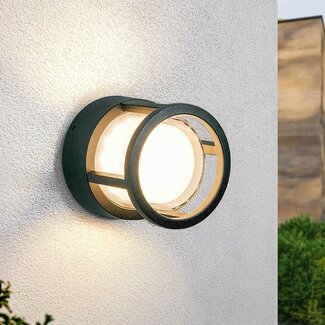 Runde Wandlampe Millie - Schwarz