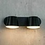 2-flammige Außenwandlampe Marley - schwarz, verstellbar
