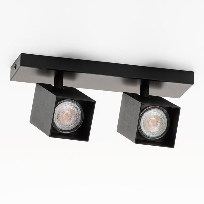 Industrielle Deckenleuchte mit 2 Spots - Cal