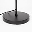 Industrial-Stehlampe Bailey 3-flammig in Schwarz mit Gold