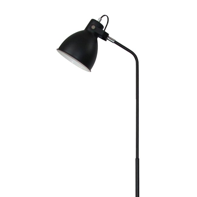 Stehlampe Lucca - schwarzes Industrial-Design