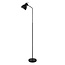 Stehlampe Lucca - schwarzes Industrial-Design