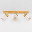 Deckenleuchte aus Holz mit 3 Spots - Victoria