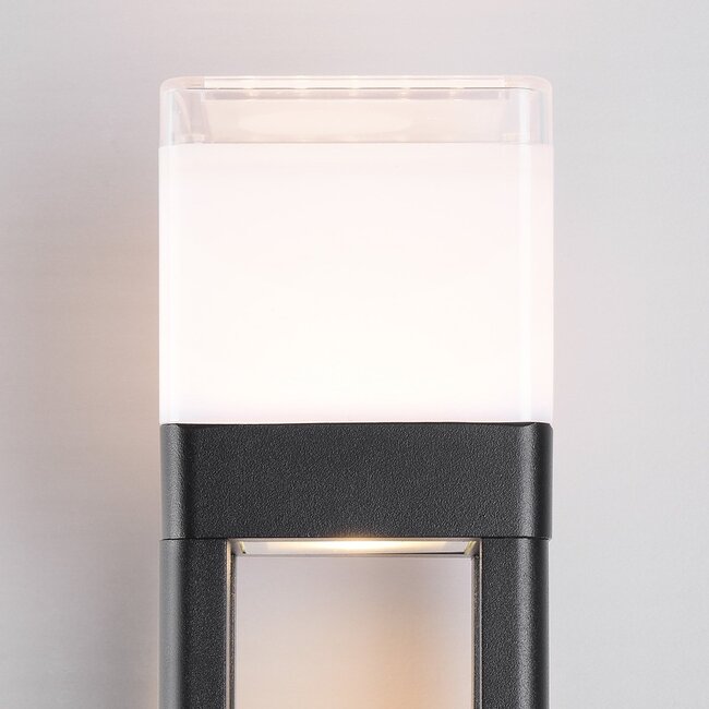 Industrial-Außenwandleuchte Terry - Schwarz mit integrierter LED