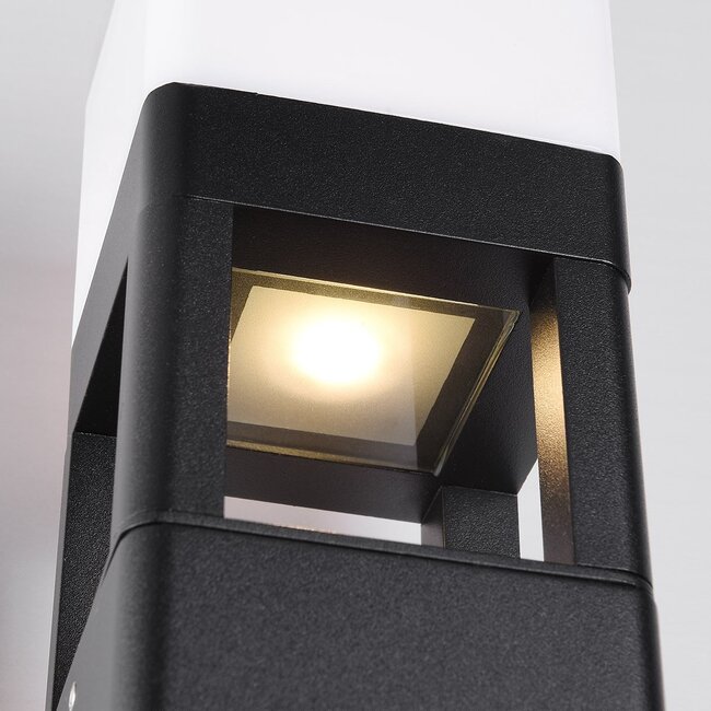 Industrial-Außenwandleuchte Terry - Schwarz mit integrierter LED