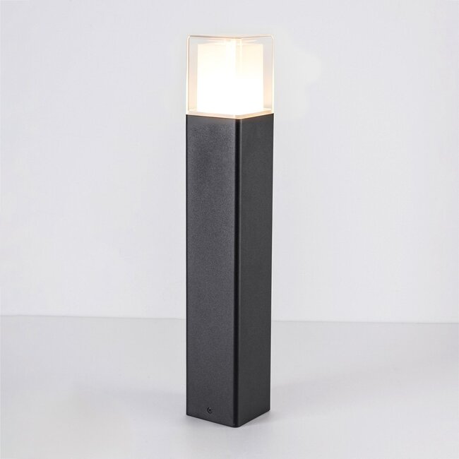 Sockelleuchte Ivo - Schwarz mit integrierter LED