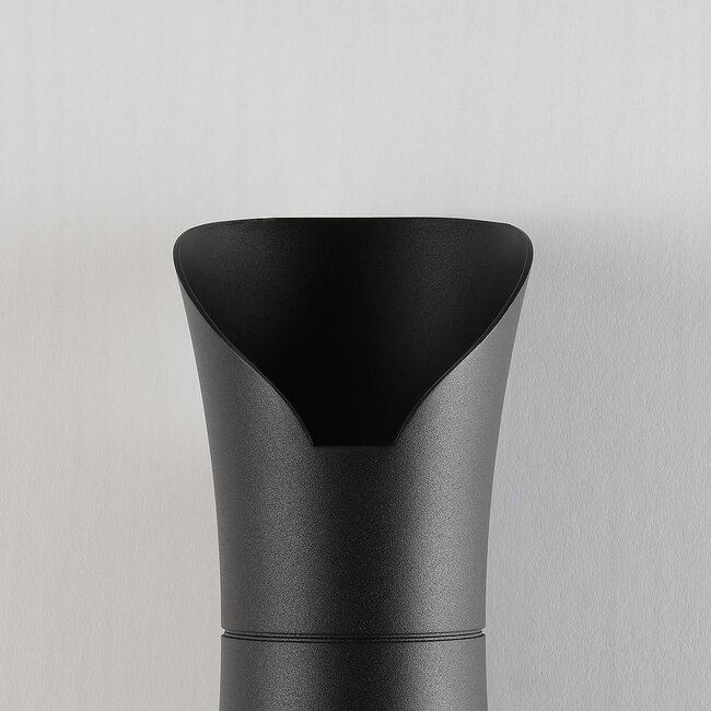 Design-Außenwandleuchte Olympus - Schwarz mit integrierter LED