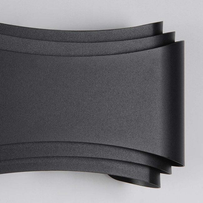 Moderne Außenwandleuchte schwarz - Ann