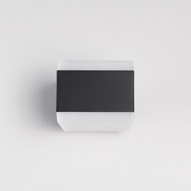 Moderne Außenwandleuchte Mikki - Schwarz mit integrierter LED