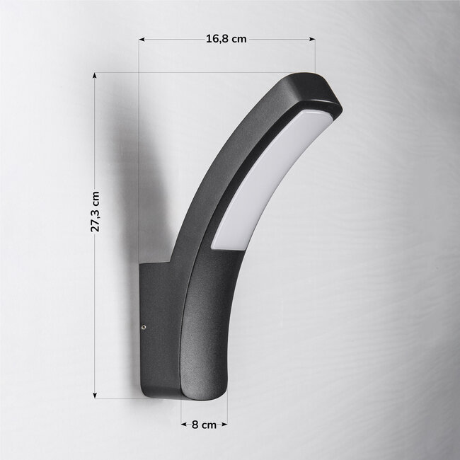 Moderne Wandleuchte Jette - schwarz