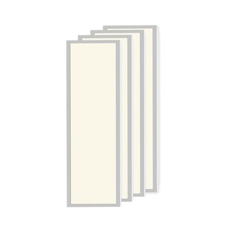 Set mit 4 LED-Panels, 30x120cm, 30W, 3000K, 114lm/W
