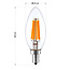 E14 dimmbare LED-Glühlampe mit klarem Glas | 5.5W 2700K