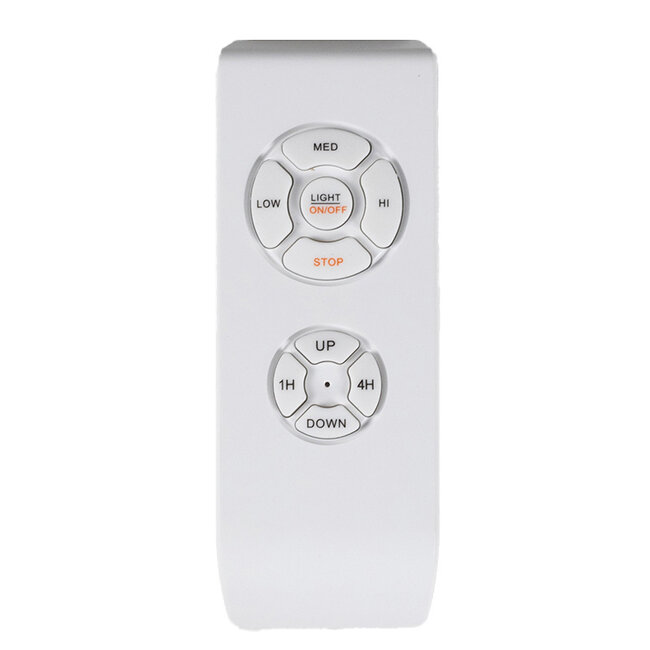 Schwarzer Deckenventilator mit Fernbedienung inkl. LED - Akira