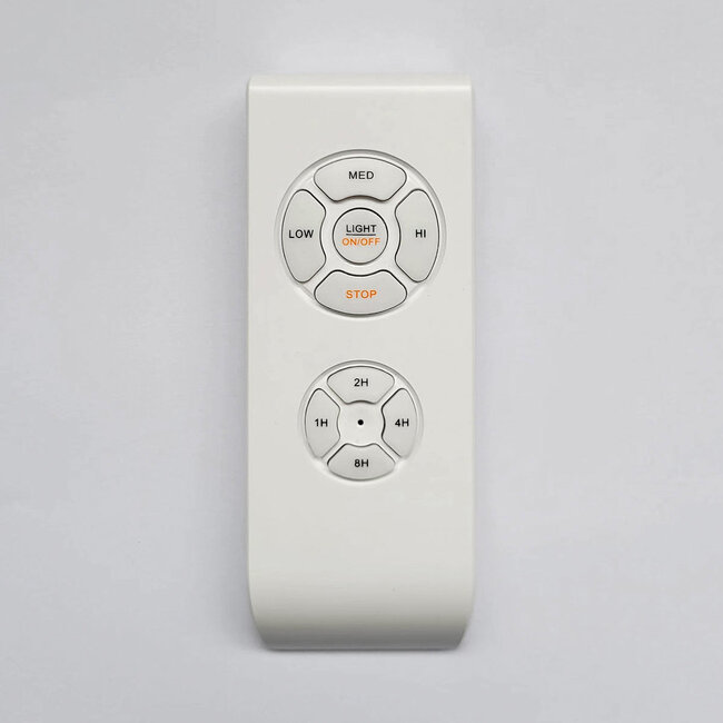 Deckenventilator Jinx inkl. LED und wendbaren Rotorblättern in Weiß und Hellbraun