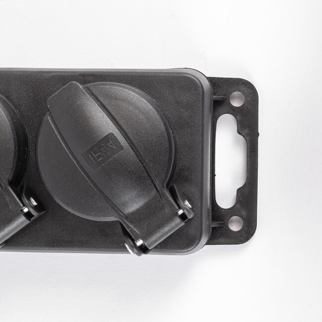 Professionelle Außen-Steckdosenleiste IP44 mit 3x2,5mm² Kabelstärke