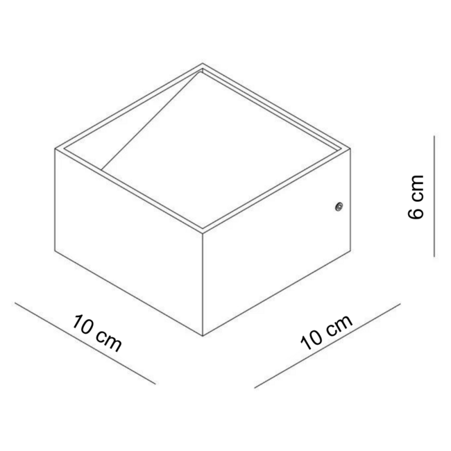Moderne Design-Wandleuchte, schwarz und dimmbar - Lize