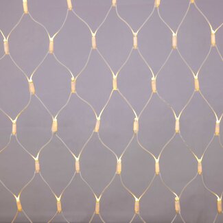 Erweiterbare Netzbeleuchtung weiß | ab 2 m² | 200 LEDs | extra warmweiß | Gummi