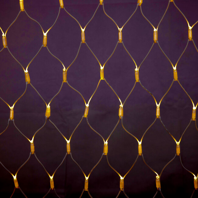 Erweiterbare Netzbeleuchtung weiß | ab 2 m² | 200 LEDs | extra warmweiß | Gummi