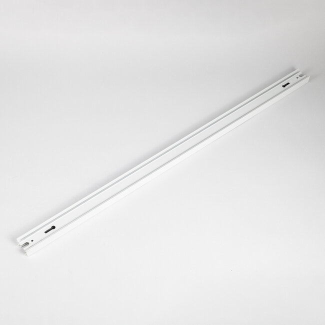 1-Phasen-Stromschiene 75 cm ohne Anschlussblock, mit Endkappe - weiß