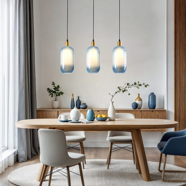 Hängeleuchte mit Farbverlaufsglas - Noud