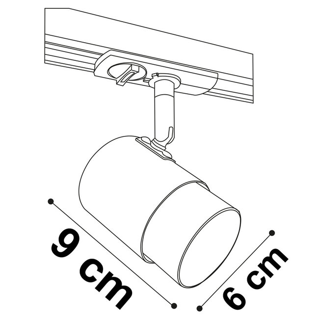 Schienenstrahler 1-phasig Olivier
