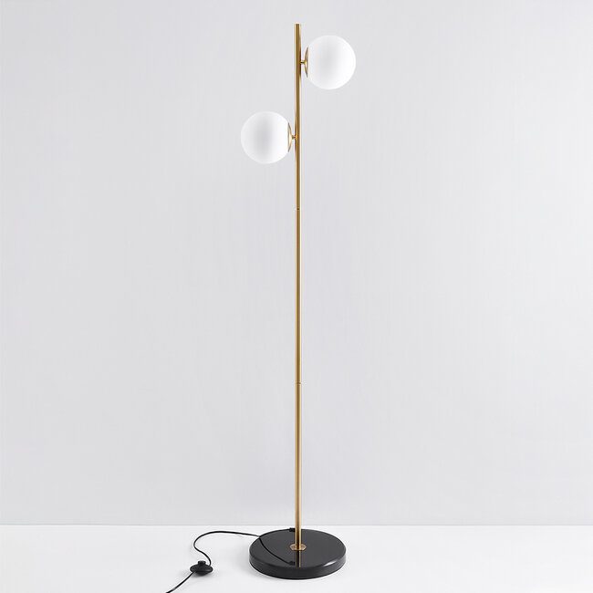 Stehlampe Phae 2-flammig in Gold