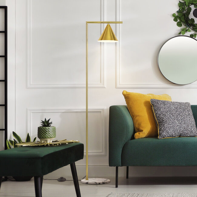 Stehleuchte mit Marmorfuß - Vica