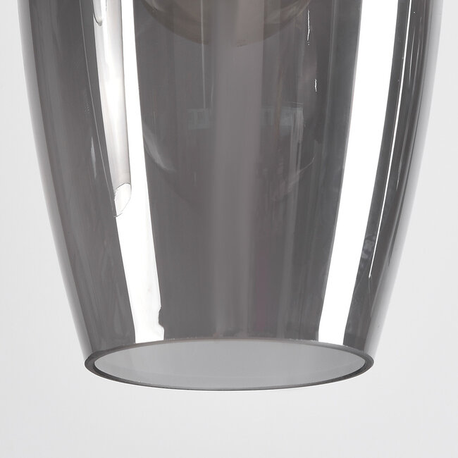 Hängeleuchte Valerie 5-flammig - Rauchglas