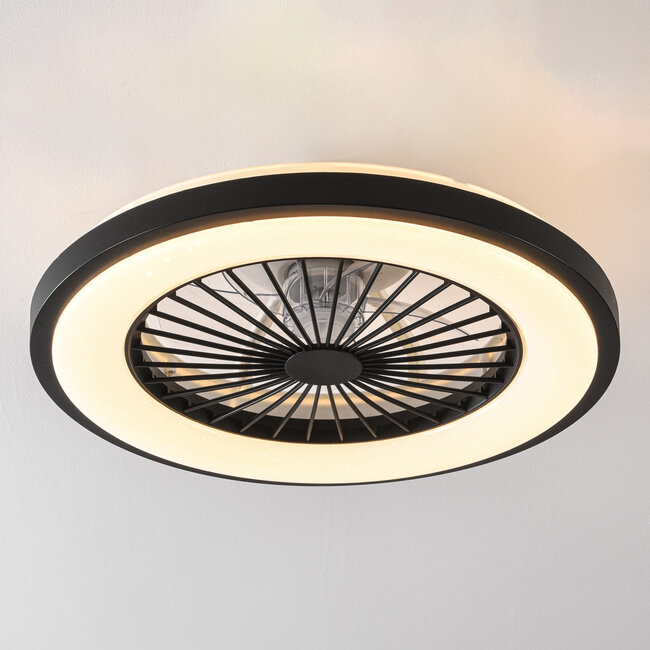 Starry-Deckenventilator mit anpassbarer Farbtemperatur und Sterneffekt