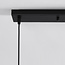 Design-Hängeleuchte Rick 3-flammig mit gewelltem Glas - Roségold