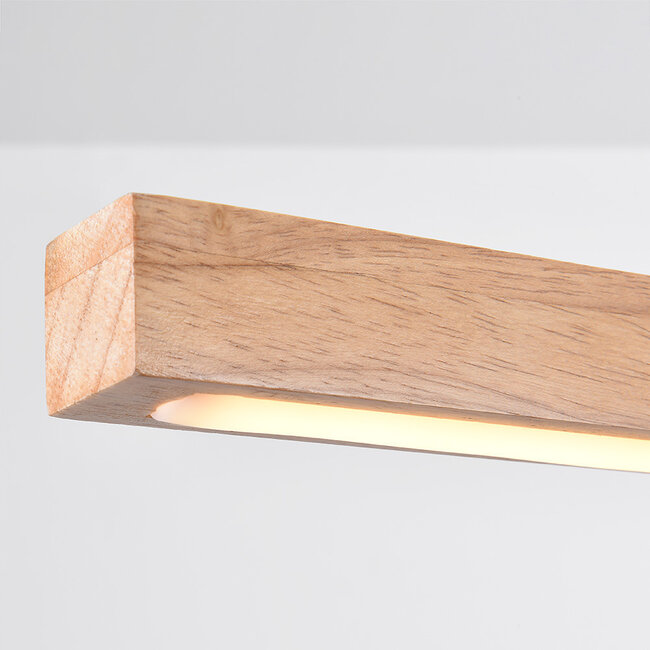 Dimmbare Hängeleuchte Shane aus Holz