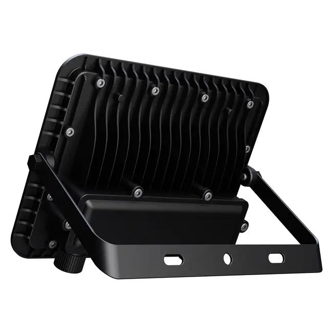 Schwarze Solar-Außenwandleuchte Nestor - 60W