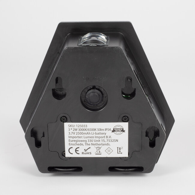 3-flammige Solar-Wandleuchte für außen Charissa