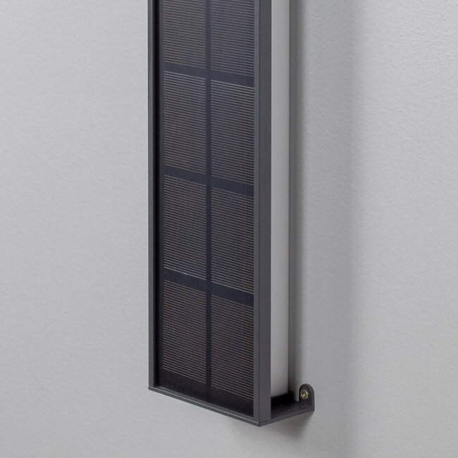 Dimmbare Solar-Außenwandleuchte Dorien - anthrazit