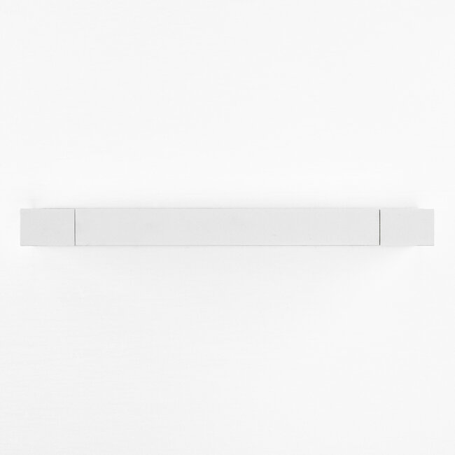 Weiße drehbare Wandleuchte Sirle, 45 cm