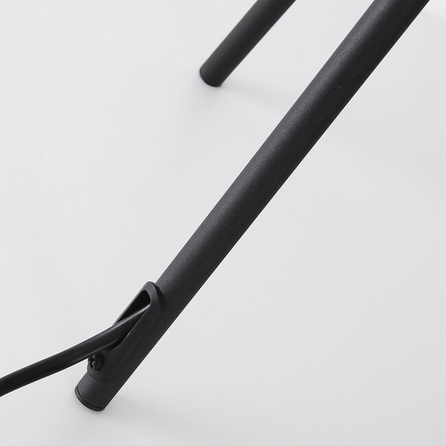 1-flammige Tischlampe Tenda - schwarz