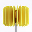 Stehlampe Lenthe aus PET-Filz - Gelb