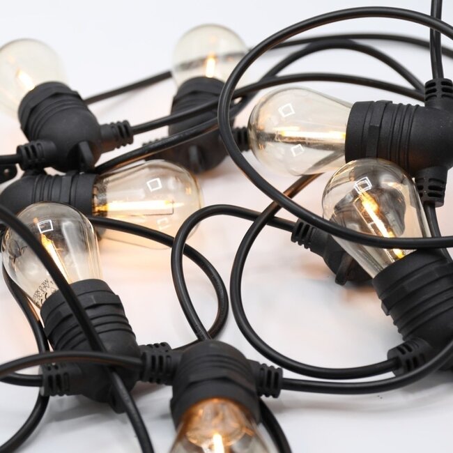 Solar-Lichterkette 50 Meter mit 100 oder 120 Lampen und 30W Solarpanel